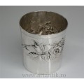 pahar din argint sterling. 100 ml. atelier Brandimarte. cca 1960 Italia